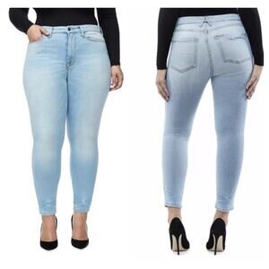 GOOD AMERICAN Good Legs High Waist Crop Jeans Size 16